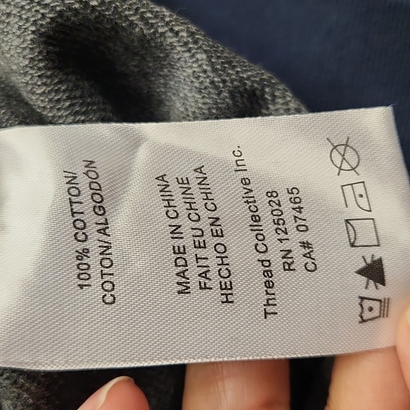 PSYCHO BUNNY Kid's Warwick Color Block Logo Hoodie In Heather Storm Size XS 5-6 - Picture 15 of 16